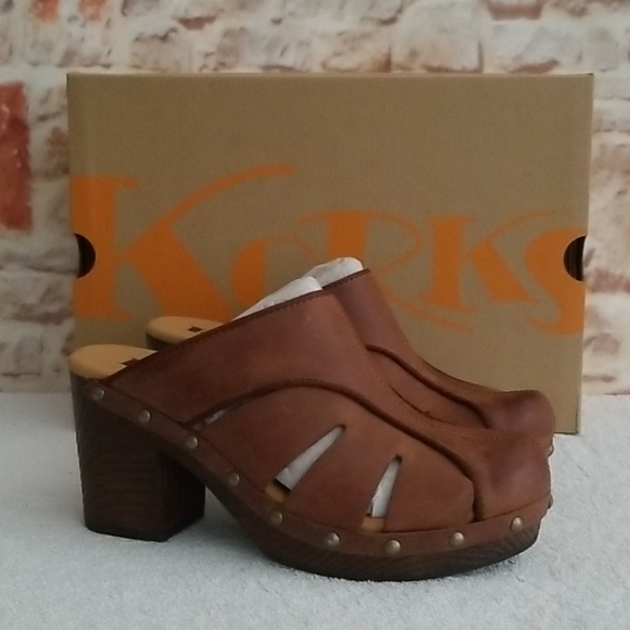 Korks neneh leather clog Clearance